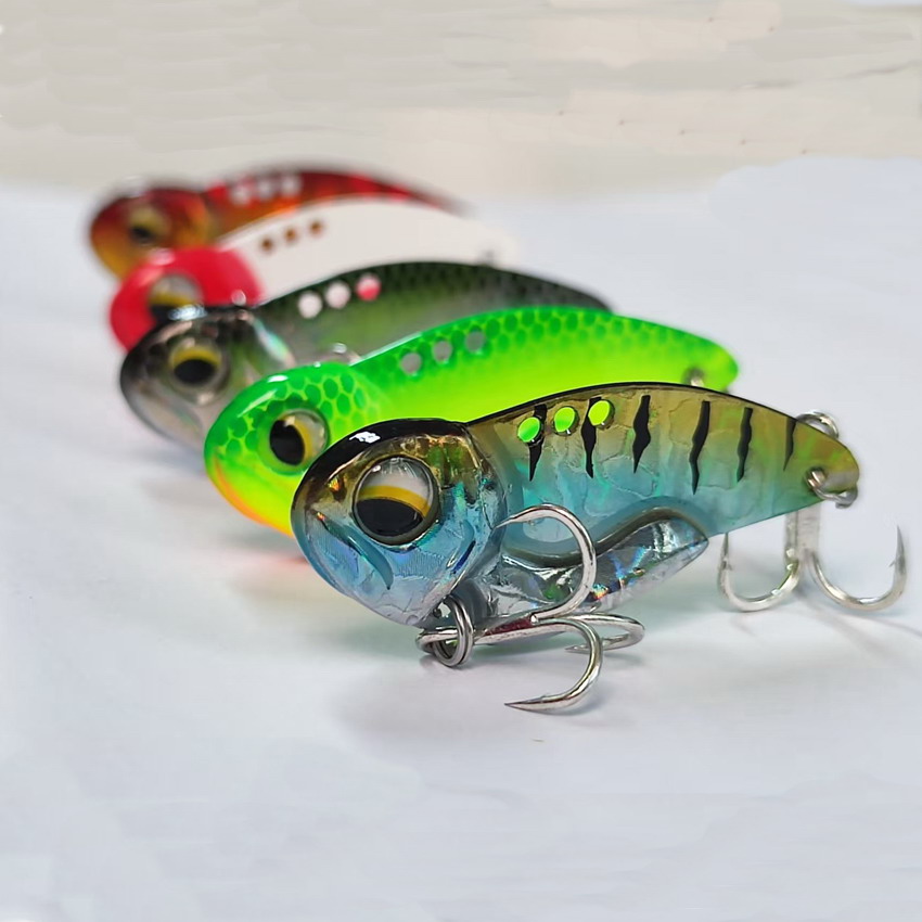 Fishing Lure Blade Bait - 6 stks Metalen VIB Vissen Lokt