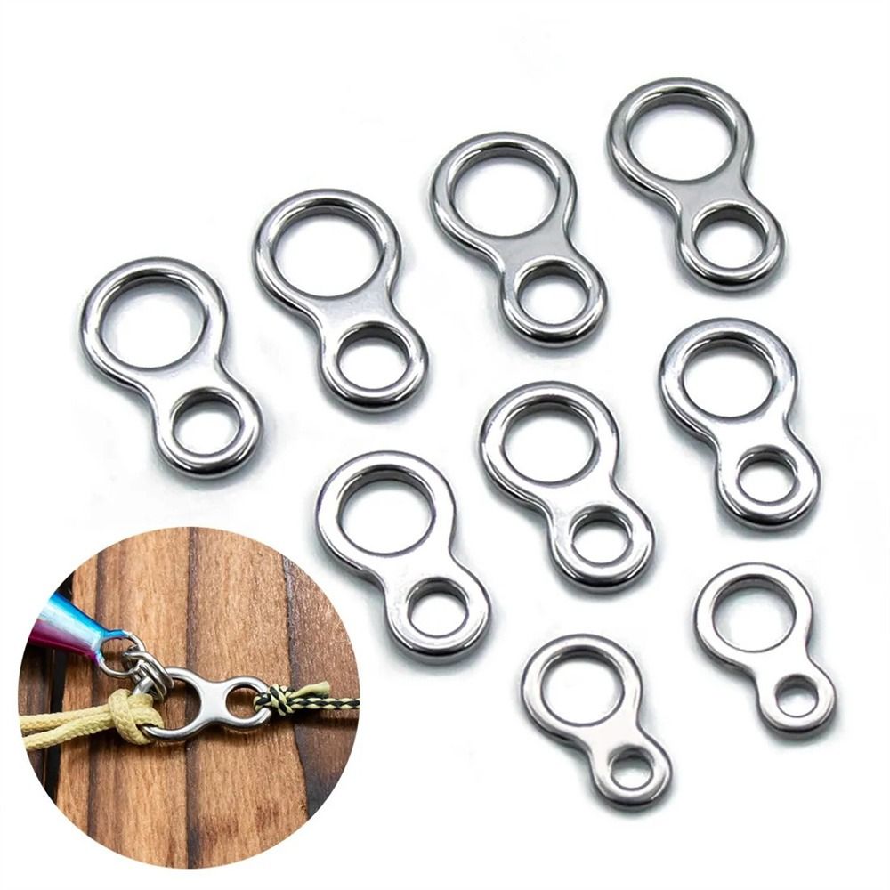 Fishing Lure Jig - 10 Stuks Vissen Massieve Ring Roestvrij