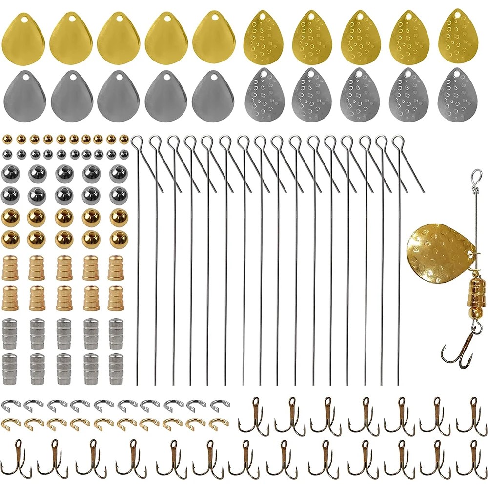 Fishing Lure Blade Bait - 140 Stuks Visaas Maken Kit Vissen
