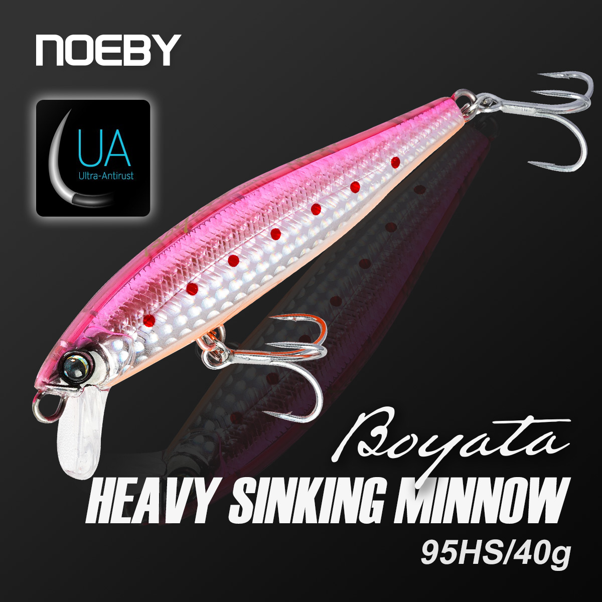 Fishing Lure Buzzbait - NOEBY 95mm 40g Zwaar Zinkend Minnow