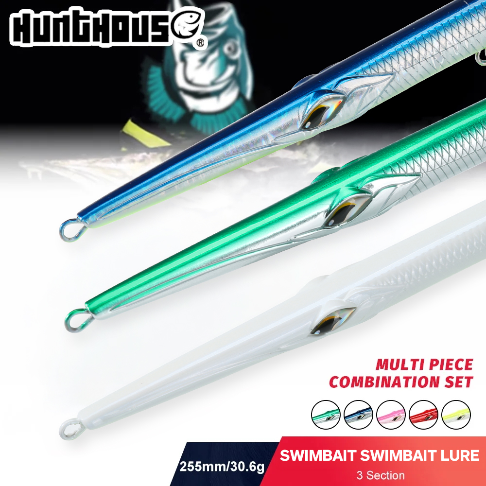 Fishing Lure Popper - Hunthouse 3PCS Swimbait 255 Potlood Vissen