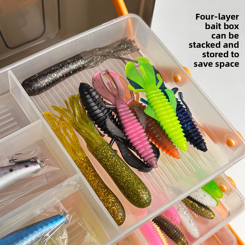 Grote vierlaagse outdoor visse - Fishing Lure Box recensie en prijs