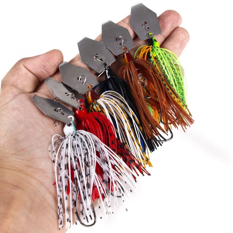 6 stks/set Chatterbait Kunstaa - Fishing Lure Buzzbait recensie en prijs