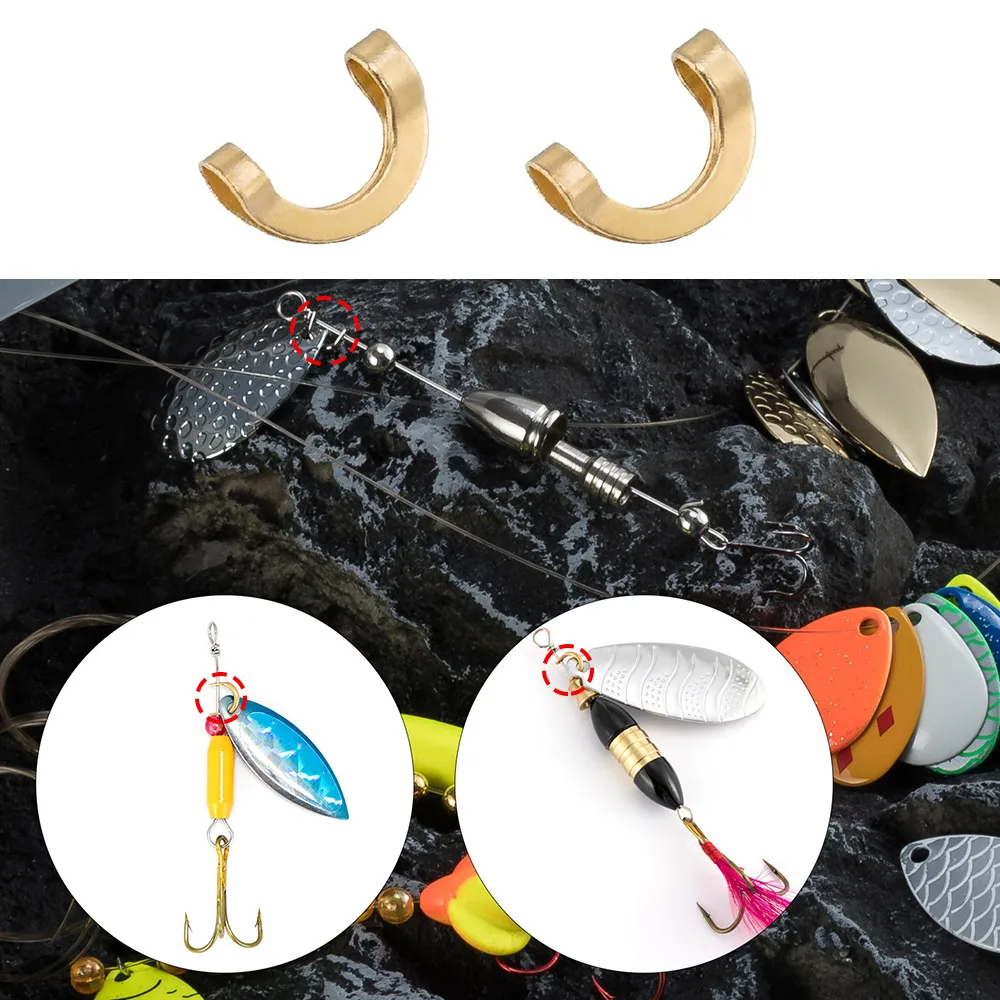 100 stks Vissen U-vormige Vast - Fishing Lure Spinner recensie en prijs