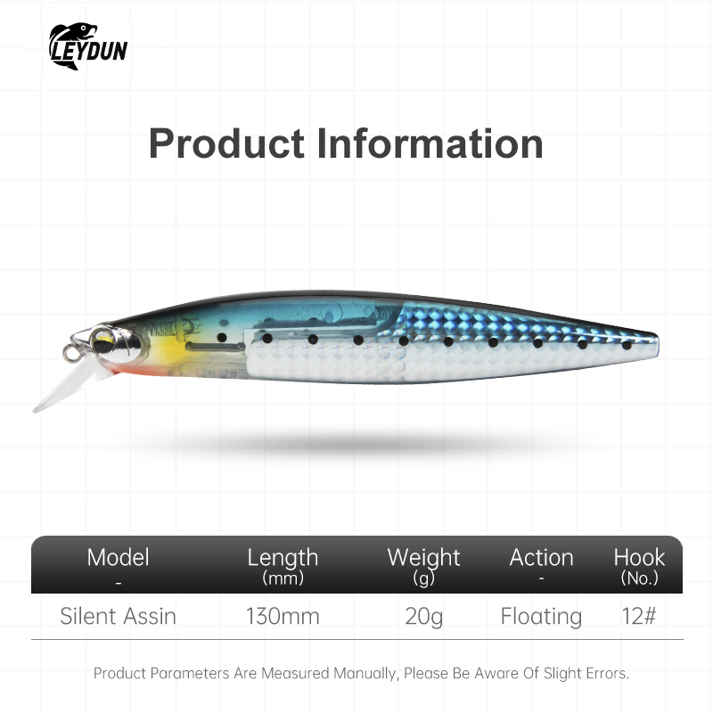 LEYDUN Drijvende Zeebaars Aas  - Fishing Lure Blade Bait recensie en prijs